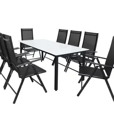garten sitzgruppe bern 9 tlg anthrazit alu milchglas (1)