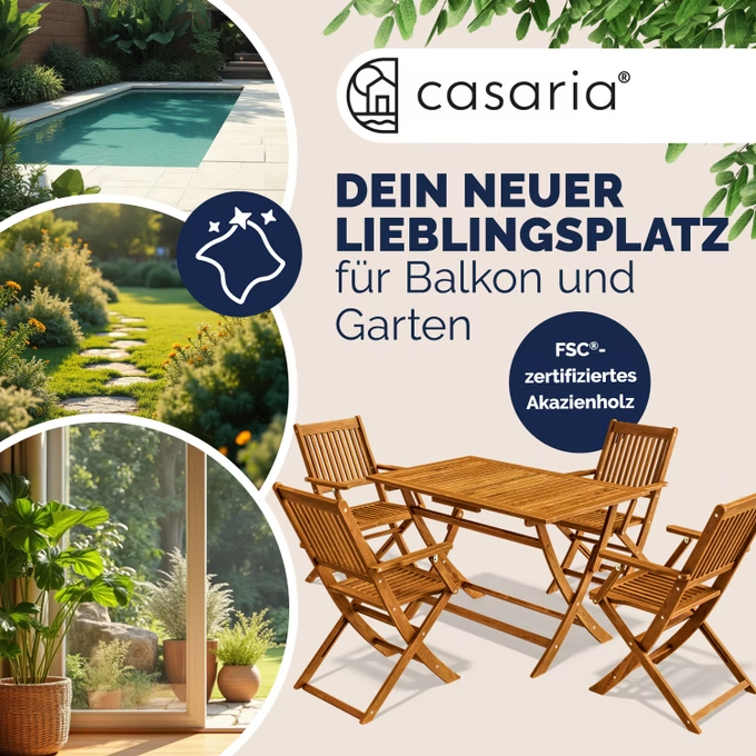 gartenmöbelset gartensitzgruppe komfort 5 tlg akazienholz