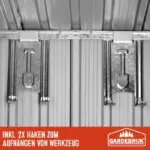 geräteschuppen 169 haken