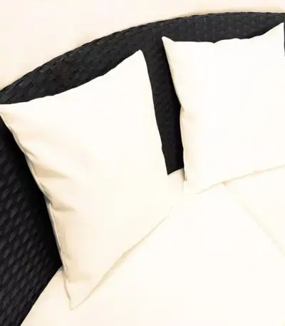 sonneninsel schwarz oval 226cm